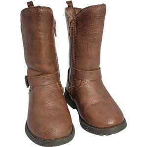 OshKosh B'gosh  Girl Lumi Brown Mid Calf Riding Boots Size: 5M  Pre-owned